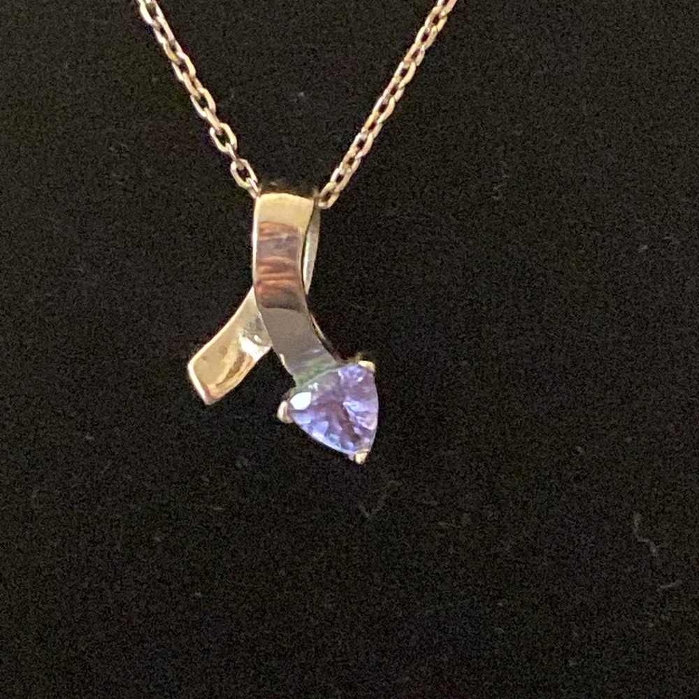 Sterling Silver Amethyst Necklace